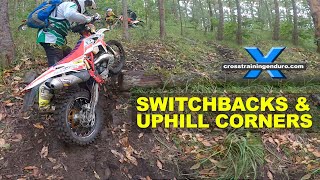 Enduro tips for switchbacks and uphill corners on dirt bikes︱Cross Training Enduro