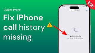 How To Easily Fix Call History Missing On Your Iphone 2026