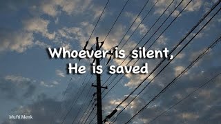 Talk with soft word or be silent || MUFTI MENK 2023 || #islamiclectures screenshot 3