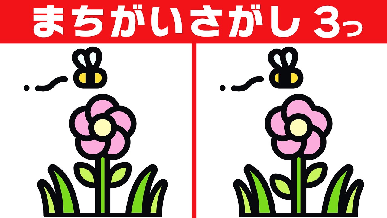 【間違い探しクイズ】60代70代の高齢者向け脳トレにチャレンジ！【おまけつき】