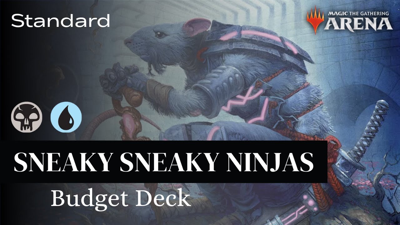 💀💧CHEAT NINJAS INTO PLAY!! Budget Dimir Ninjas Standard Play MTG