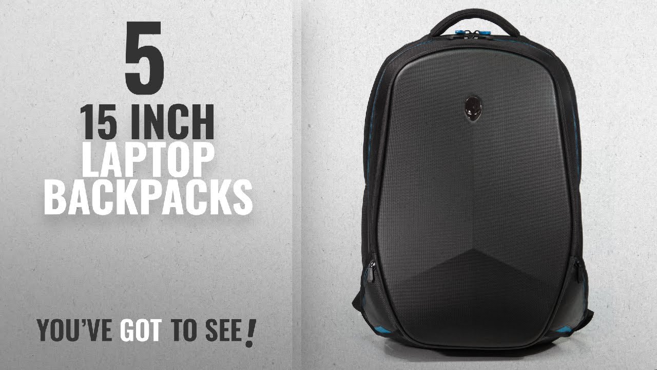 15 Inch Laptop Backpacks [2018 Best Sellers]: Dell Alienware 15" Vindicator 2.0 Backpack, Black