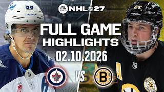 🔴LIVE🔴 Winnipeg Jets Vs Boston Bruins Full Game Highlights Oct 02, 2026 NHL 27 Simulation