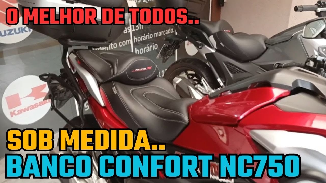 NC750 Banco Confort Personalizado Peninha Bancos Curitiba Melhor na Minha Opinião Sob Medida #NC750