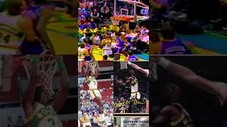 NBA Classic 1 | Xavier McDaniel Off Reb Dunk-Back Over Sidney Green | NYK v SEA - 1/20/88