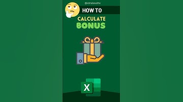 Calculate Bonus in Excel #viral #trending #howto #excel #reels #shorts