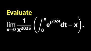 Calculate The Limit.