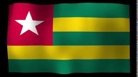 Togo Flag 4K Loop Video
