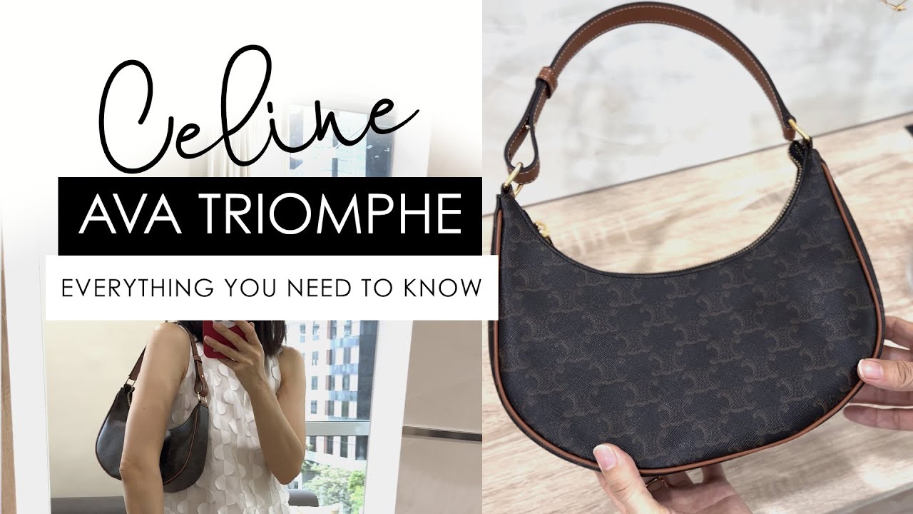 The Celine Ava Triomphe in a Nut Shell- What Fits, Mod Shots, Pros