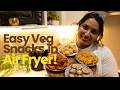 4 Easy Air Fryer Snacks | Quick &amp; Crispy Veg Snack Ideas | Do try it at home ✨😇