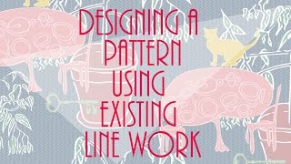 Designing a pattern for the first prompt in the 52-week illustraton challenge!