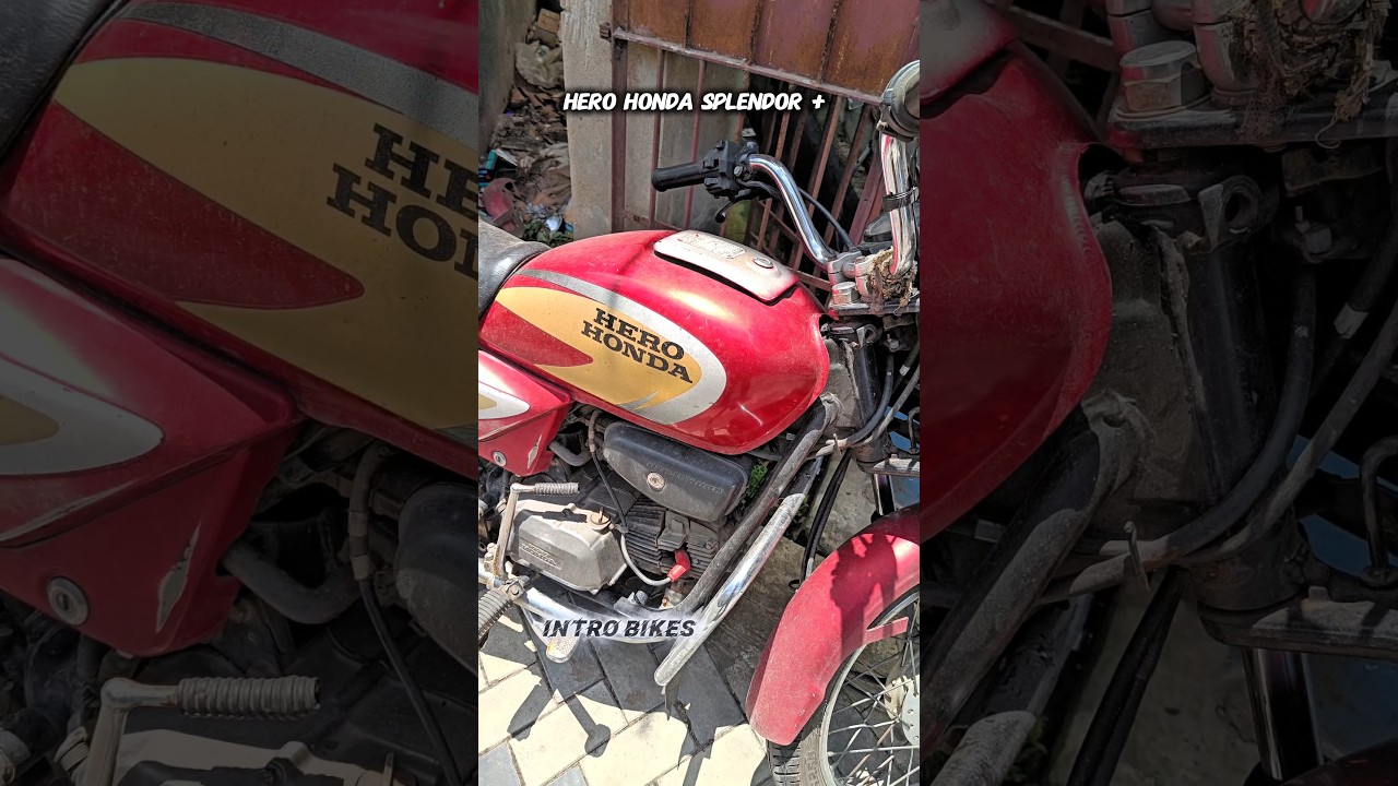 Hero Honda Splendor Plus OG Model Old Bike 