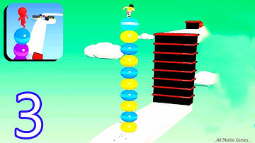 Stack Rider - All Levels Gameplay Walkthrough - Part 3 (Level 11-13) Android/IOS