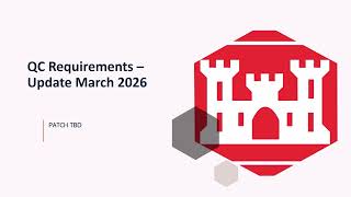 QC Requirements - Update March 2026