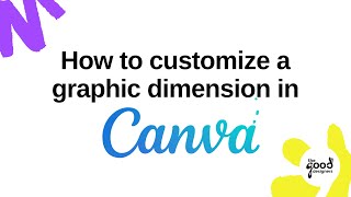 How to customize your graphic dimensions in Canva - Google Display Ad Dimension