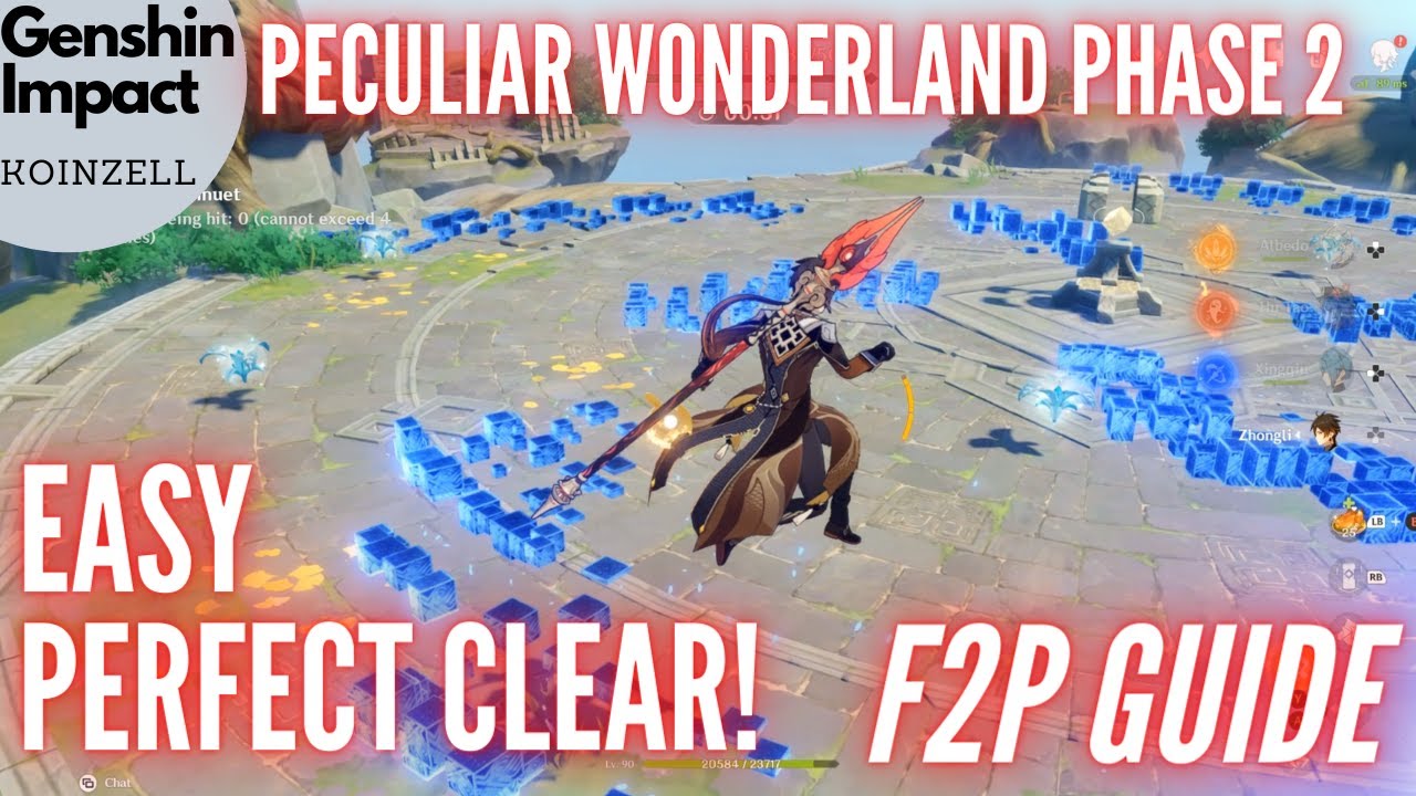 Peculiar Wonderland Phase 2 Perfect Clear F2P Guide All Challenges Genshin Impact Windblume Festival