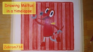 Mixels: Drawing Meltus in a timelapse (My profile picture for February 2018)