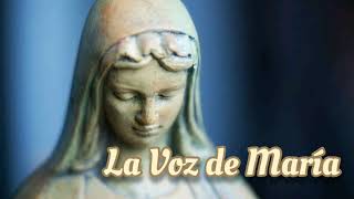 Video thumbnail of "La Voz de María VideoLyrics (Versión Español) - Musica Catolica - Chio Lopez"