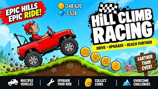 Hill Climb Racing Gameplay | Epic Stunts & Crazy Jumps! screenshot 3
