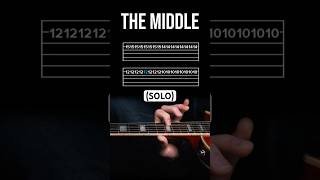 The Middle (Guitar Solo) by Jimmy Eat World (Tabs on Screen)