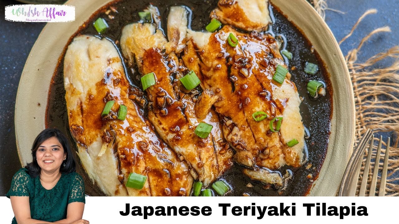 Pan Seared Japanaese Teriyaki Tilapia Recipe YouTube