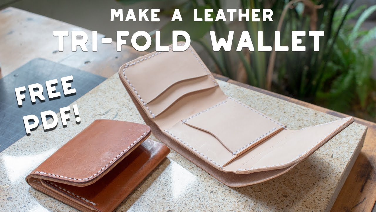 Trifold Wallet, PDF Pattern And Instructional Video by Vasile and