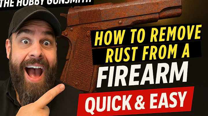 How to Remove Surface Rust from Firearms FAST (Easy Method with 0000 Steel Wool!)