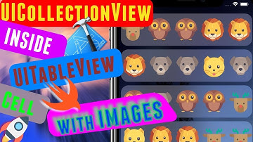 UICollectionView inside UITableViewCell with Images (Swift 4.1 / Xcode 9.3)