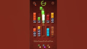 Colorwood Sort Puzzle Game - Level 18 Hard gameplay logic puzzle brain color sort game walkthrough