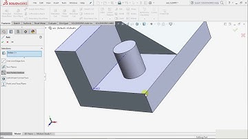 3D DATUM AXIS - Solid Works Tutorial