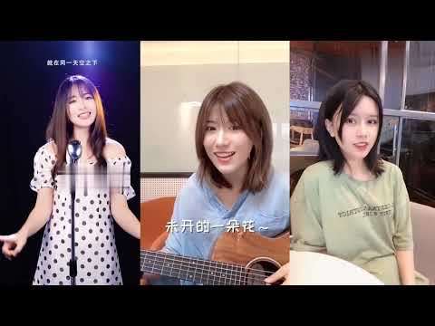 3組美女同唱鄧紫棋的歌，旁邊兩組雖好聽，但我喜歡中間無聲卡版