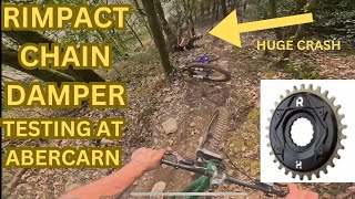 Rimpact chain damper first impressions/huge crash at abercarn!