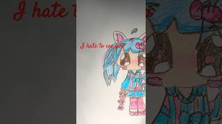 MY LITTLE SISTER ART🩷🩵 [stereo 💗] #capcut #art #edit #chibi #fypシ #foryou