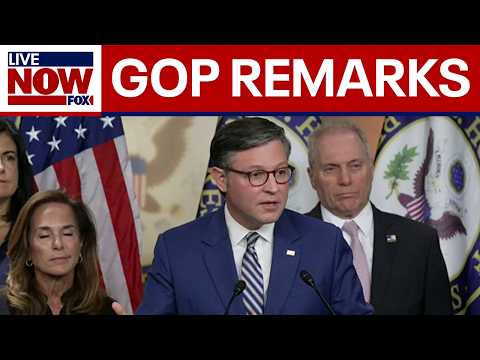 Mike Johnson, House GOP leaders deliver remarks