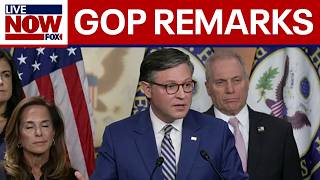 Mike Johnson, House GOP leaders deliver remarks