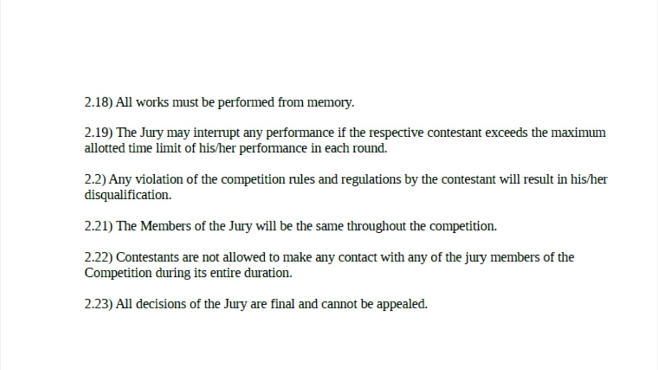 How to Win a Piano Competition (99% success rate guaranteed!)