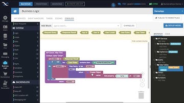 How to create a Codeless API Event Handler with data filtering logic