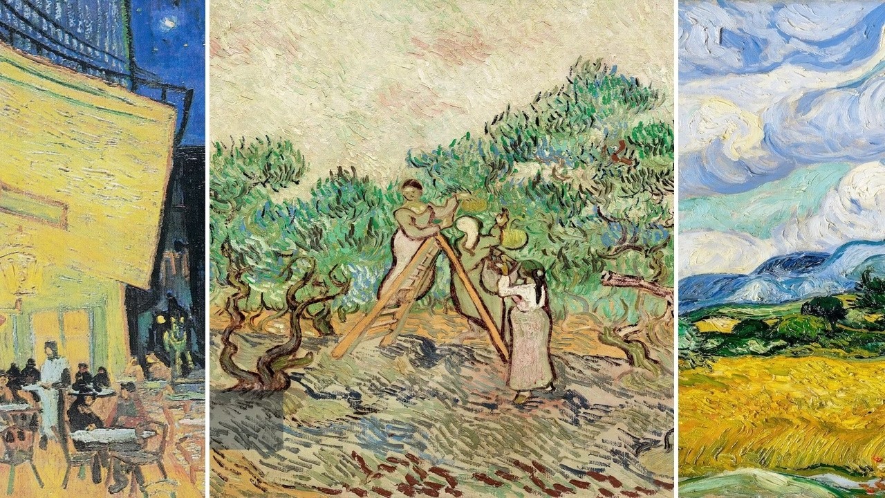 Vincent van Gogh Art TV — Silent Art Gallery · August 7 Afternoon | The Olive Orchard & others