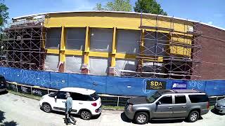 Timelapse: Oakland Cemetery Visitor Center Construction, May 2024