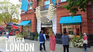London Chelsea And Sloane Square Walking Tour   Street Walk 4k