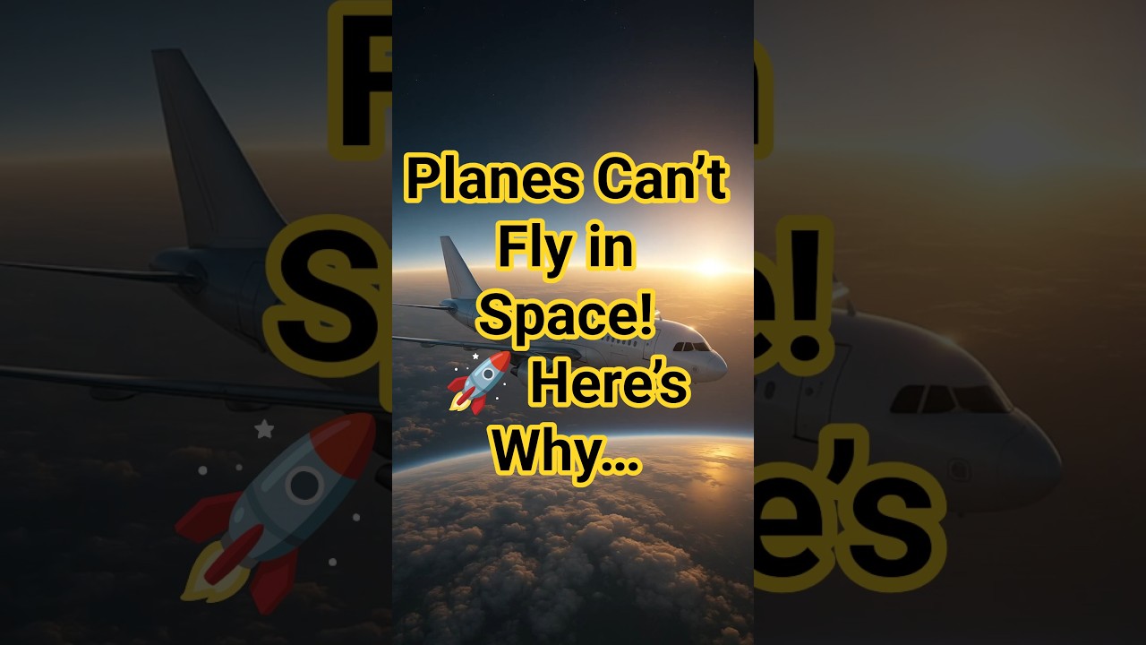 Почему самолеты не могут летать в космосе, а ракеты могут 🚀✈️ | Потрясающее научное объяснение!
