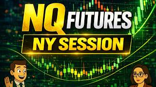NQ Futures Live 🔴 Nasdaq 100 Bull/Bear AI Analysis & Chill Charts | NY Session (08-17-26)