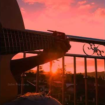 Melukis Senja 🎵 - Budi Doremi // guitar fingerstyle cover | #shorts #aesthetic #lyriccover