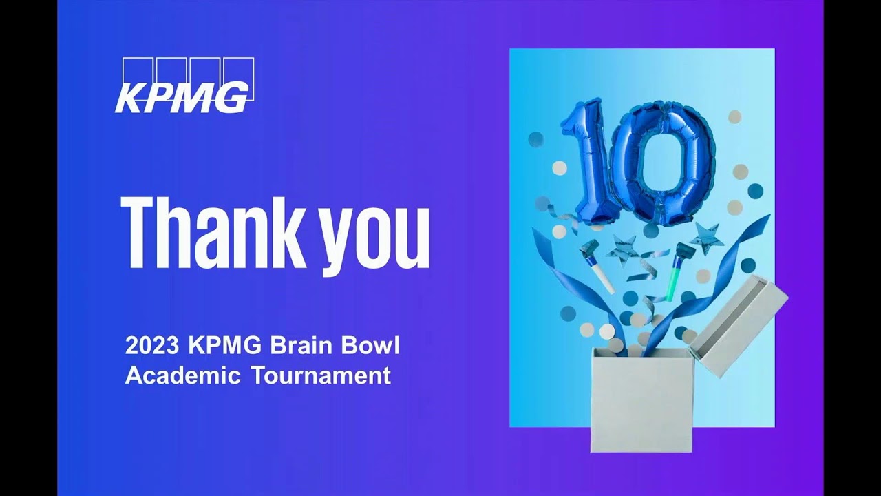 KPMG Brain Bowl 2023  Live Stream