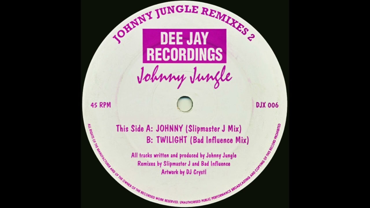 Johnny Jungle - Johnny (Slipmaster J Mix) [1993] - YouTube