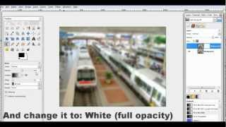 How to Create a Miniature/Tilt Shift Effect in GIMP