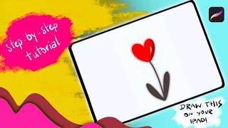 Simple Procreate drawing tutorials using iPad | step by step tutorial of procreate @iPro-Creator 