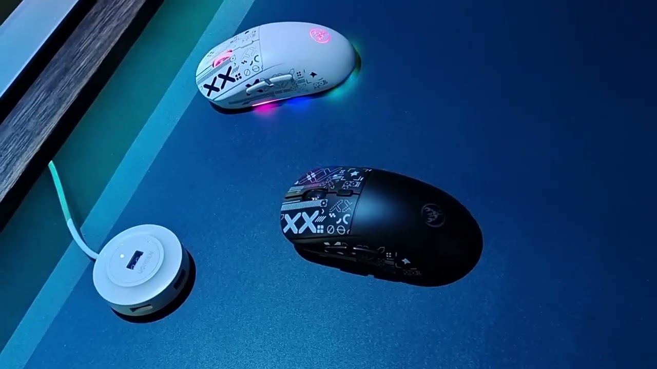 Tri-mode wired/2.4G/Bluetooth wireless mouse with RGB lighting, 650mAh capacity, a top-selling