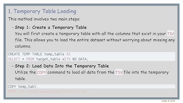 Loading Columns Selectively from TSV in Redshift