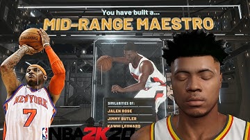 MID-RANGE MAESTRO SMALL FORWARD BUILD - NBA 2K20
